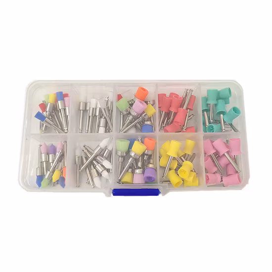 Zahnärztliches Verbrauchsmaterial, 100 Stück/Set, Zahnpolierbürsten für die Zahnreinigung