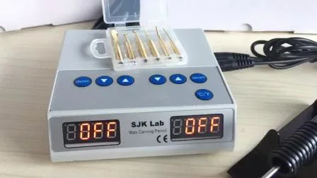 Dental Lab Digitaler elektrischer Wachserhitzer, Schnitzstift, 2 Bleistifte, 6 Spitzen